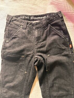 Dovetail Workwear Women's slim leg Black Jeans